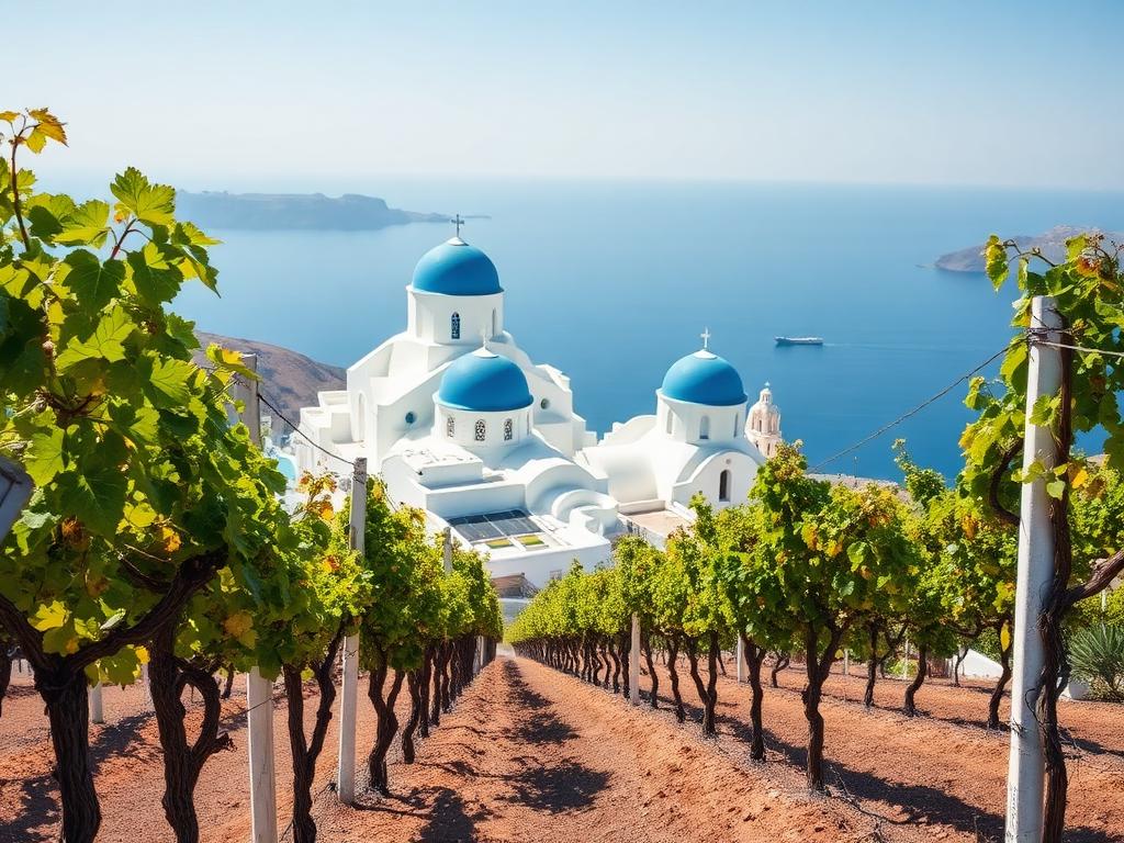 Greece vineyard