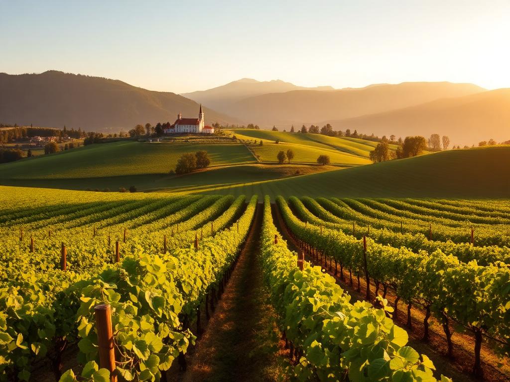 Serbia vineyard