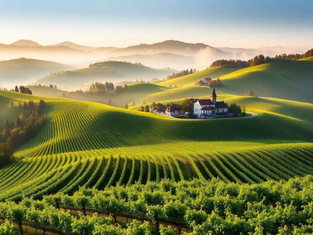 Slovenia vineyard